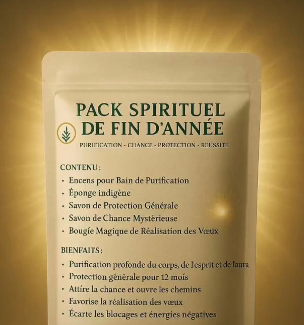PACK SPIRITUEL DE FIN D'ANNEE